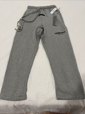 Essentials Men's Grey Logo Sweatpants